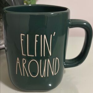 Green Ceramic Mug - Elfin' Around